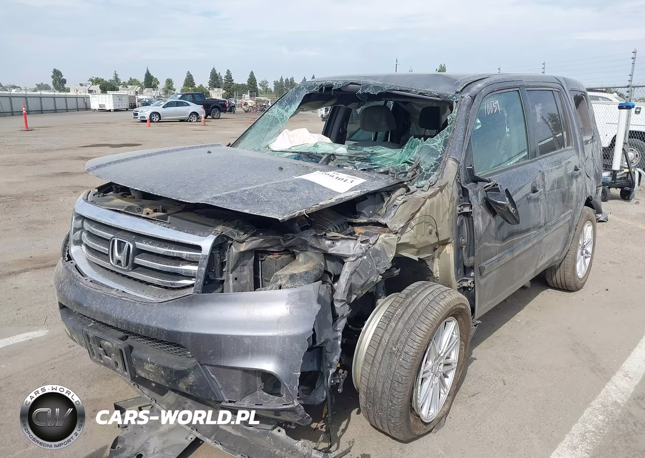 2014 Honda Pilot Ex VIN:5FNYF4H42EB014524 - 2