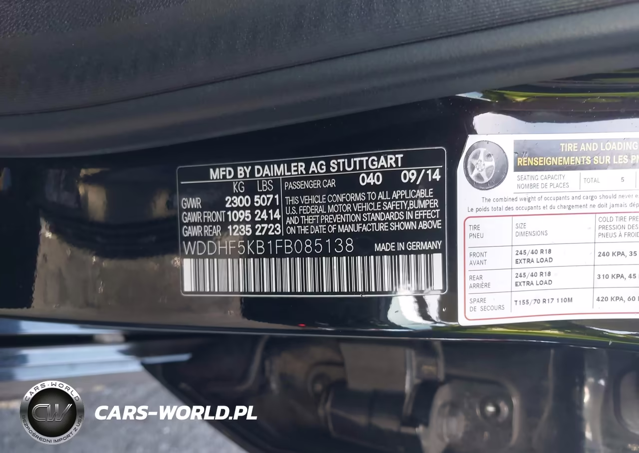 2015 Mercedes-Benz E 350 VIN:WDDHF5KB1FB085138 - 9