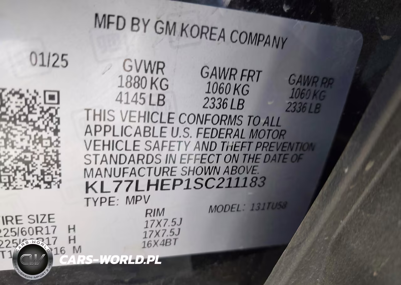 2025 Chevrolet Trax Fwd Lt VIN:KL77LHEP1SC211183 - 9