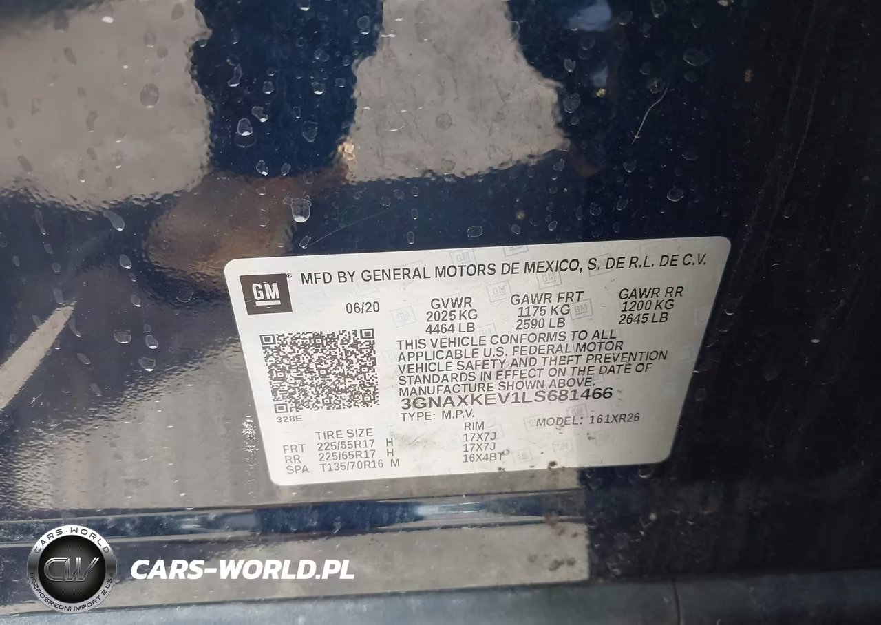 2020 Chevrolet Equinox Fwd Lt 1.5L Turbo VIN:3GNAXKEV1LS681466 - 9