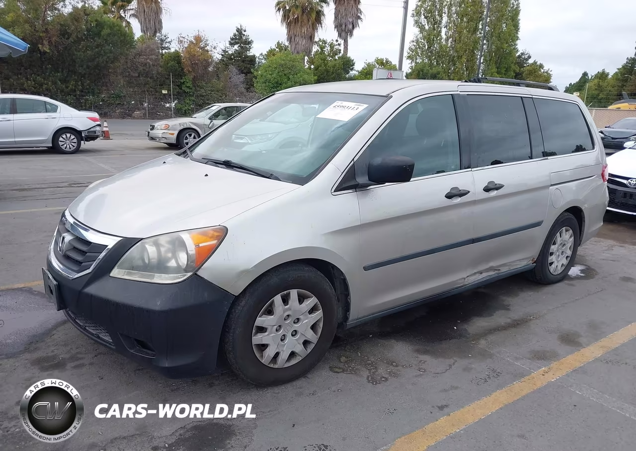 2008 Honda Odyssey Lx VIN:5FNRL38248B037068 - 2