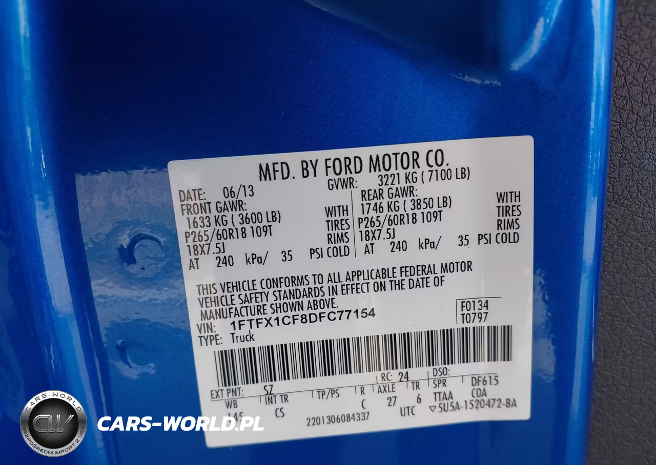 2013 Ford F-150 Stx VIN:1FTFX1CF8DFC77154 - 9