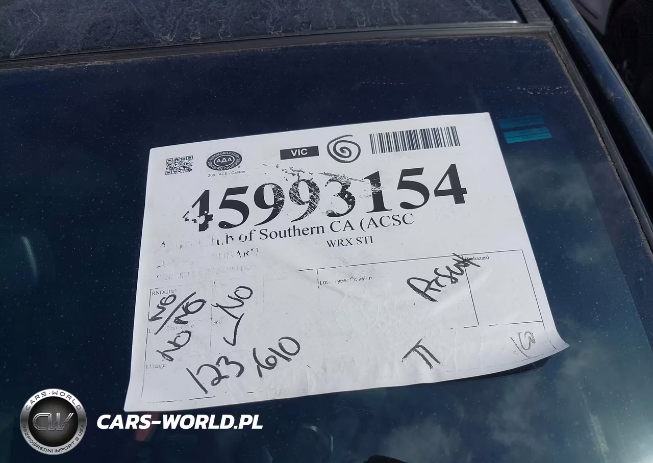 2015 Subaru Wrx Sti Limited VIN:JF1VA2U69F9811125 - 11