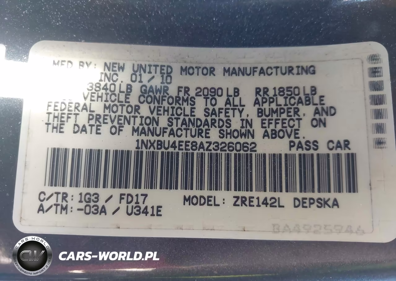 2010 Toyota Corolla S VIN:1NXBU4EE8AZ326062 - 9