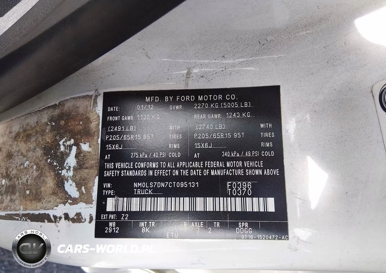 2012 Ford Transit Connect Xlt VIN:NM0LS7DN7CT095131 - 9