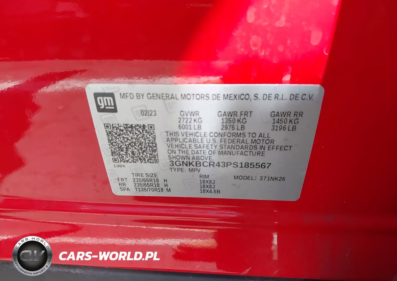 2023 Chevrolet Blazer Fwd 2Lt VIN:3GNKBCR43PS185567 - 9