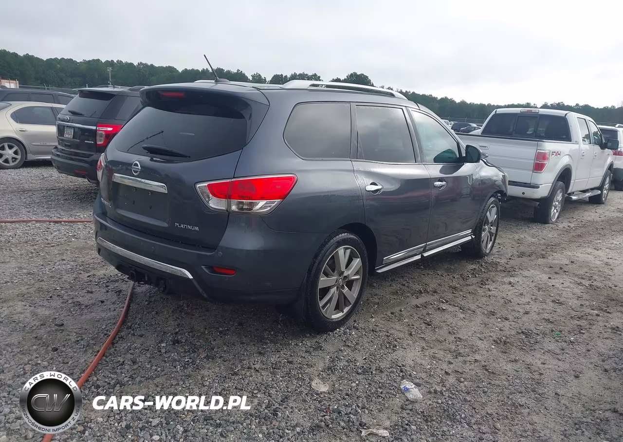 2014 Nissan Pathfinder Platinum VIN:5N1AR2MN4EC638121 - 4