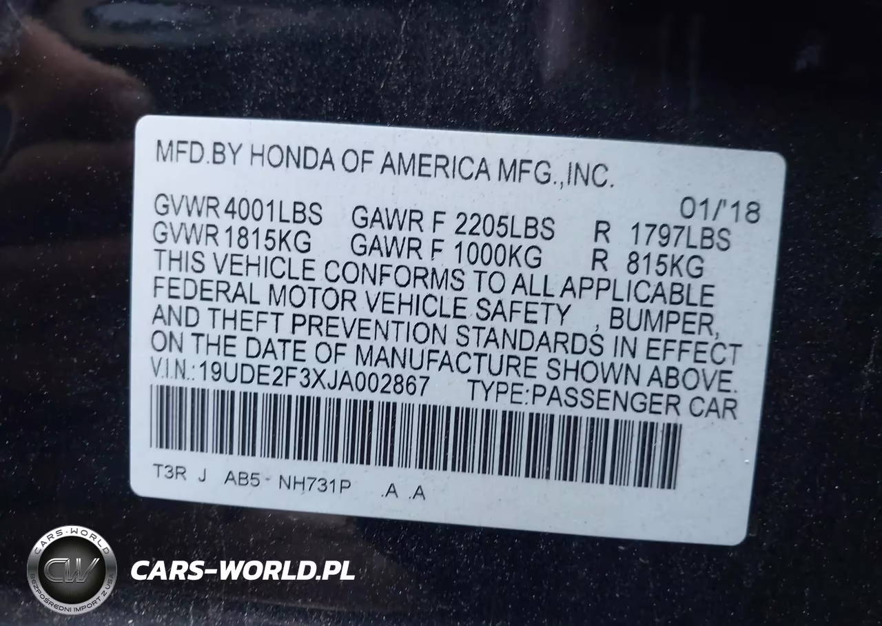 2018 Acura Ilx Acurawatch Plus Package VIN:19UDE2F3XJA002867 - 9