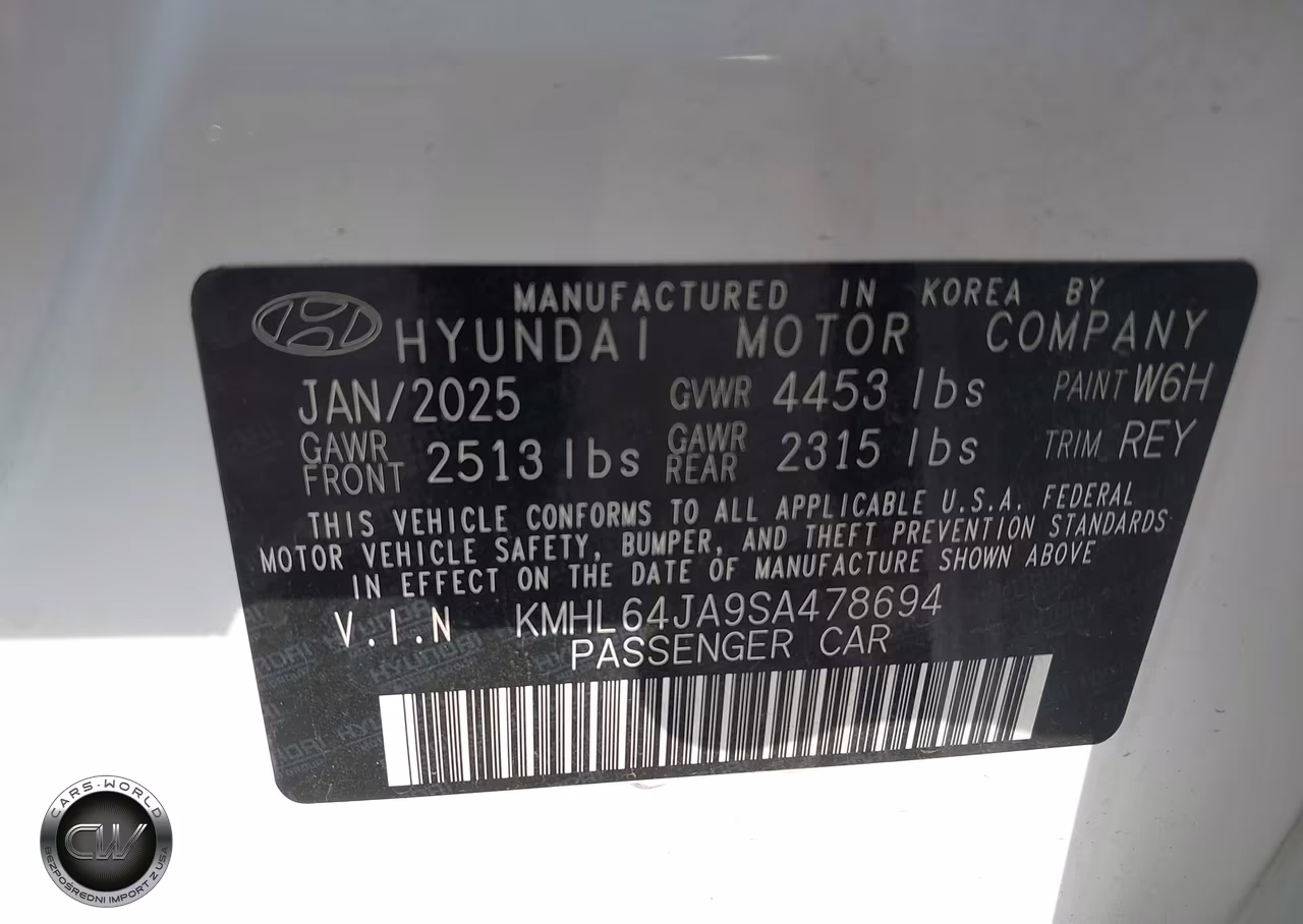 2025 Hyundai Sonata Sel VIN:KMHL64JA9SA478694 - 9