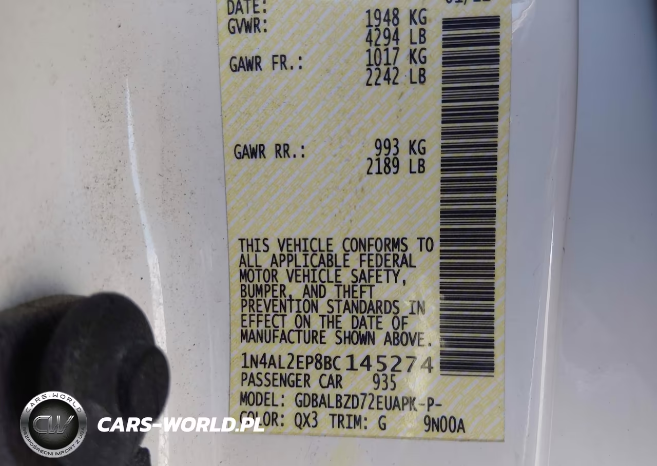 2011 Nissan Altima 2.5 S VIN:1N4AL2EP8BC145274 - 9