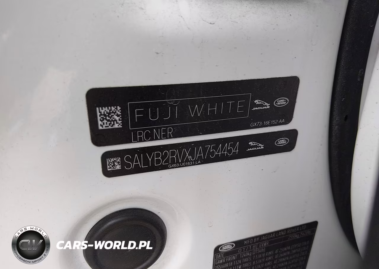 2018 Land Rover Range Rover Velar P380 S VIN:SALYB2RVXJA754454 - 9