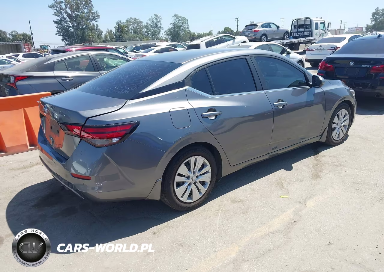 2020 Nissan Sentra S Xtronic Cvt VIN:3N1AB8BV1LY294530 - 4