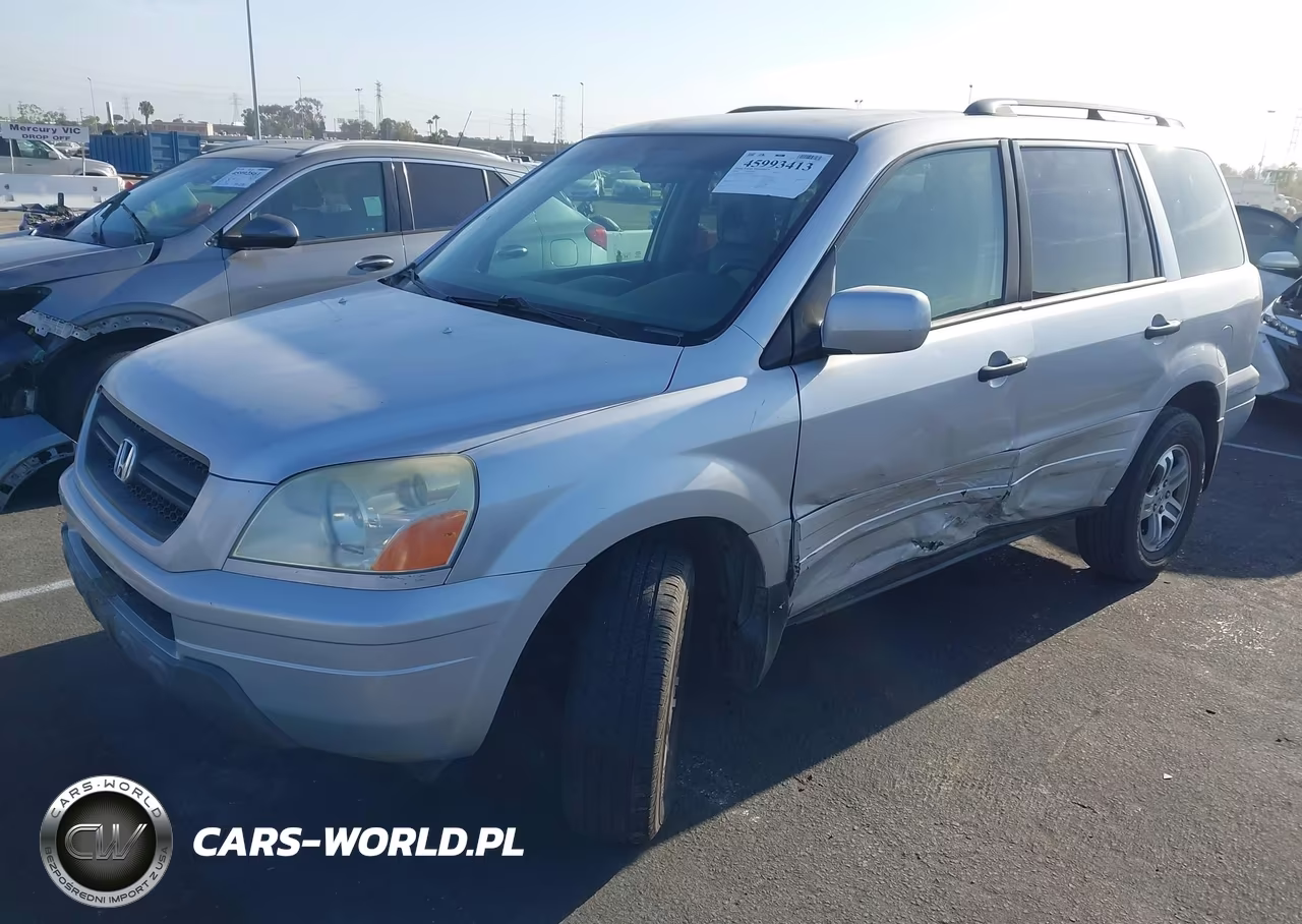 2004 Honda Pilot Ex-L VIN:2HKYF18574H606590 - 2
