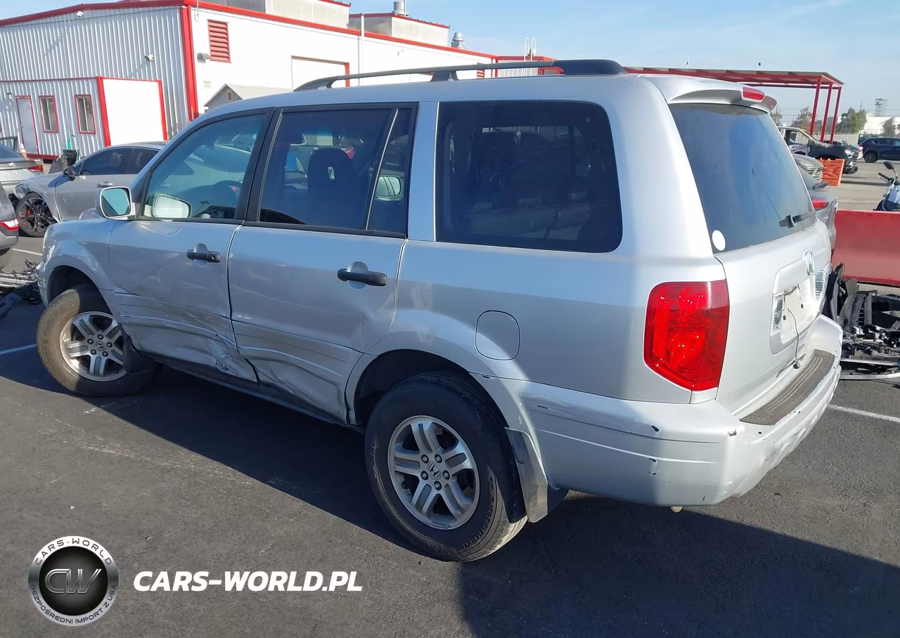 2004 Honda Pilot Ex-L VIN:2HKYF18574H606590 - 3
