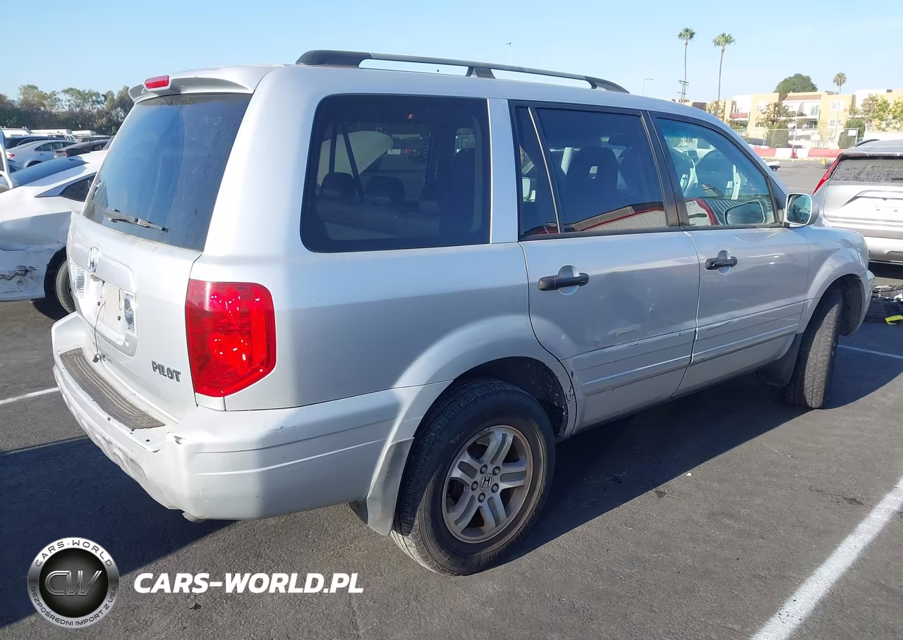 2004 Honda Pilot Ex-L VIN:2HKYF18574H606590 - 4