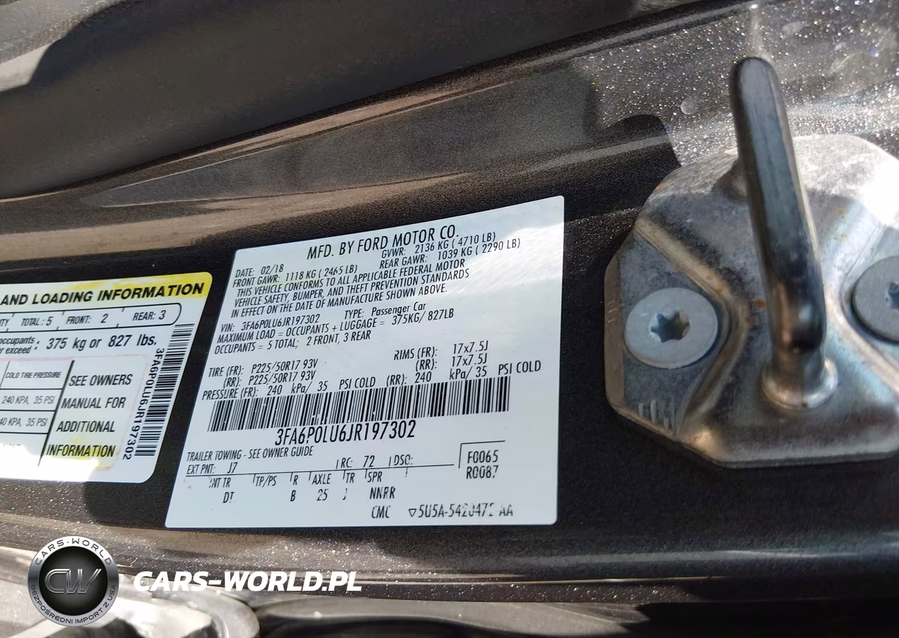 2018 Ford Fusion Hybrid Se VIN:3FA6P0LU6JR197302 - 9