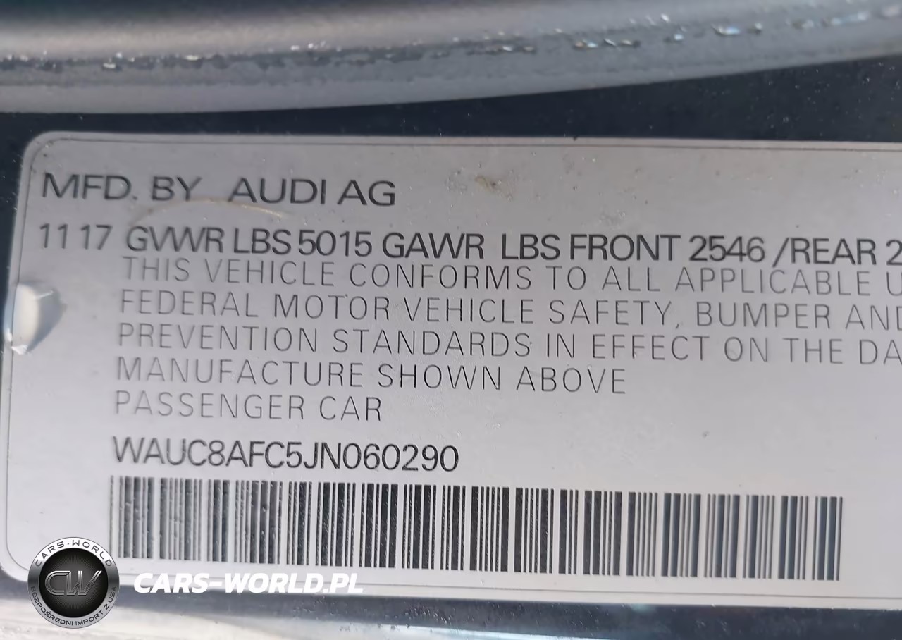 2018 Audi A6 2.0T Premium VIN:WAUC8AFC5JN060290 - 9