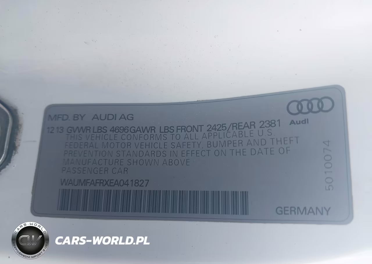 2014 Audi A5 2.0T Premium VIN:WAUMFAFRXEA041827 - 9