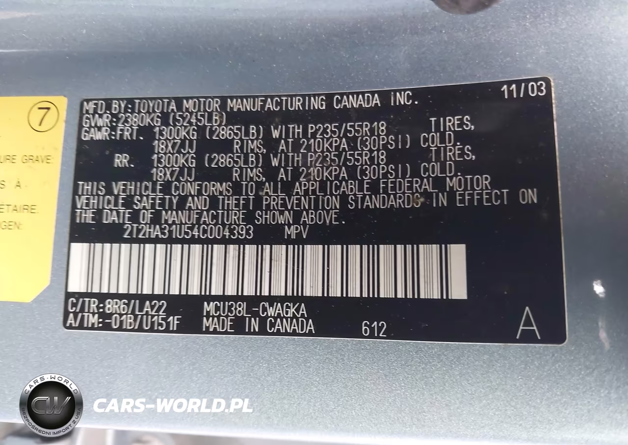 2004 Lexus Rx 330 VIN:2T2HA31U54C004393 - 9