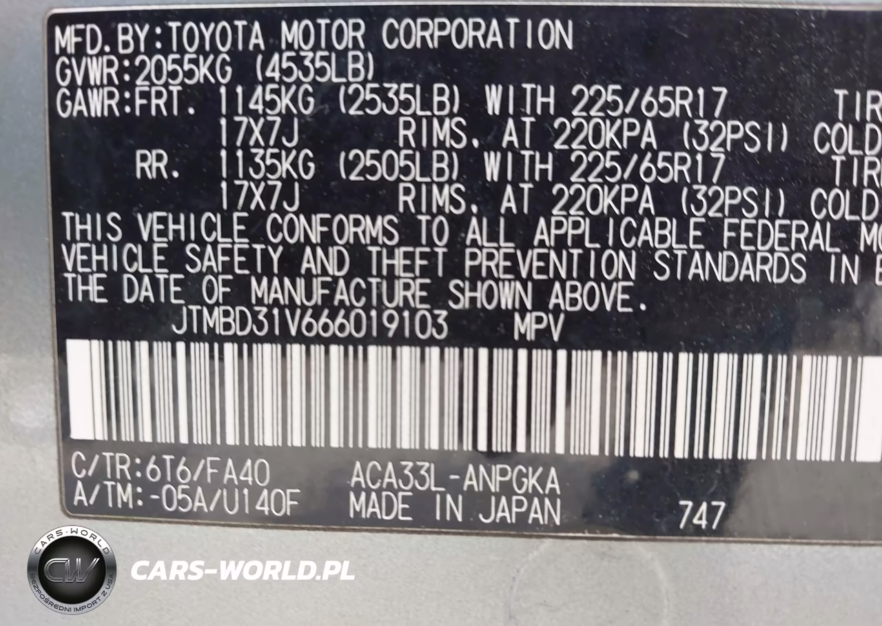 2006 Toyota Rav4 Limited VIN:JTMBD31V666019103 - 9