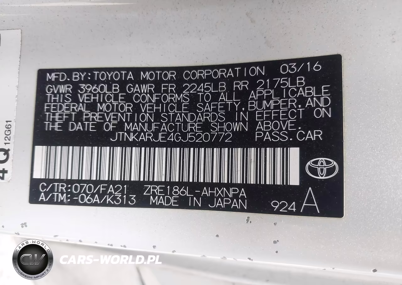 2016 Toyota Scion Im VIN:JTNKARJE4GJ520772 - 9