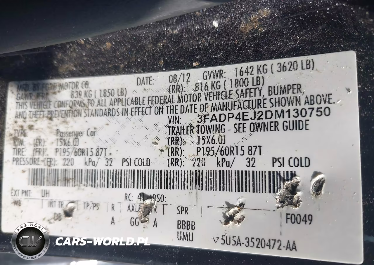 2013 Ford Fiesta Se VIN:3FADP4EJ2DM130750 - 9
