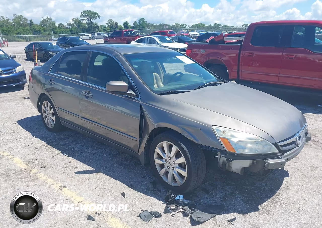 2007 Honda Accord 3.0 Ex VIN:1HGCM66597A089967 - 1