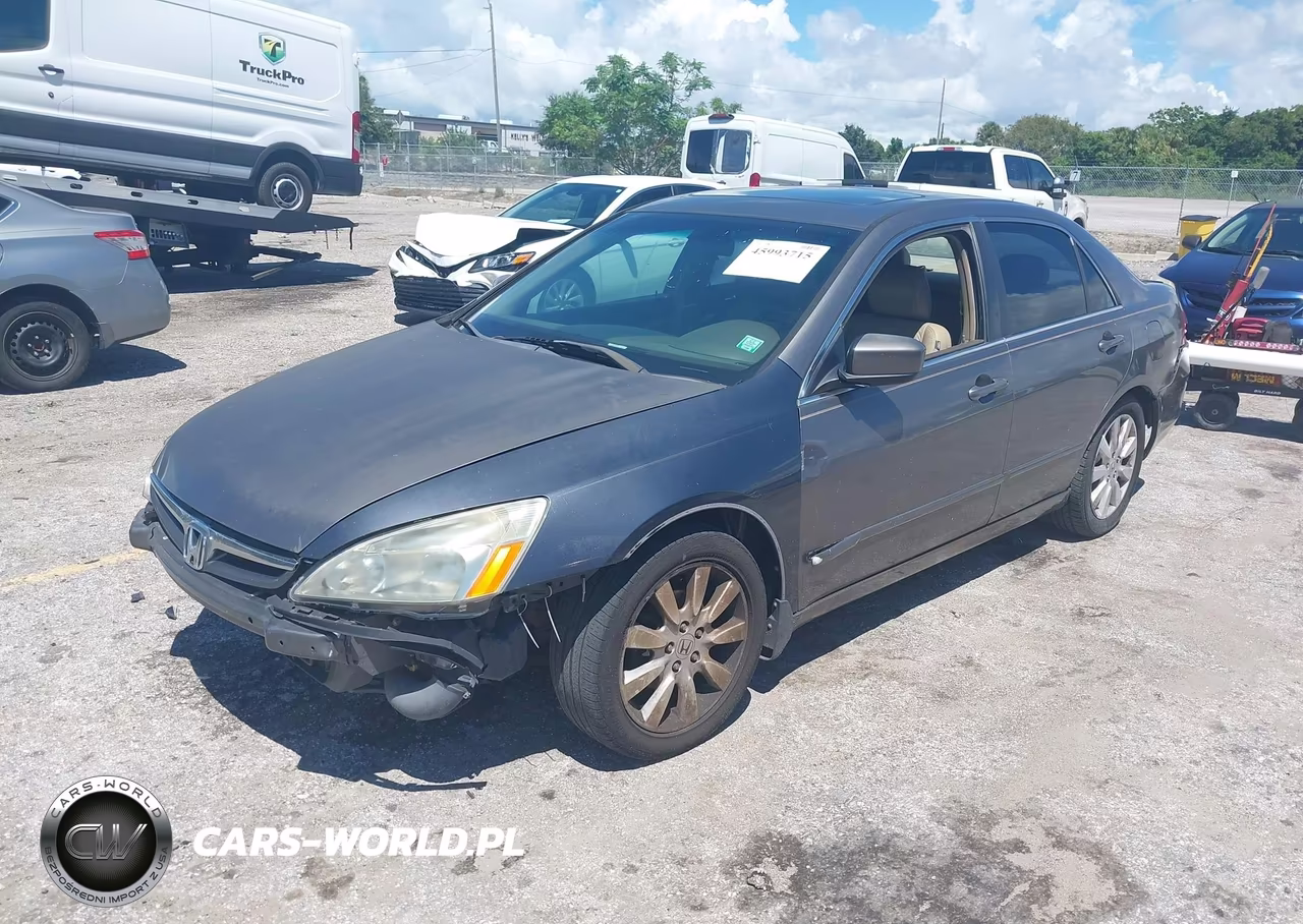 2007 Honda Accord 3.0 Ex VIN:1HGCM66597A089967 - 2