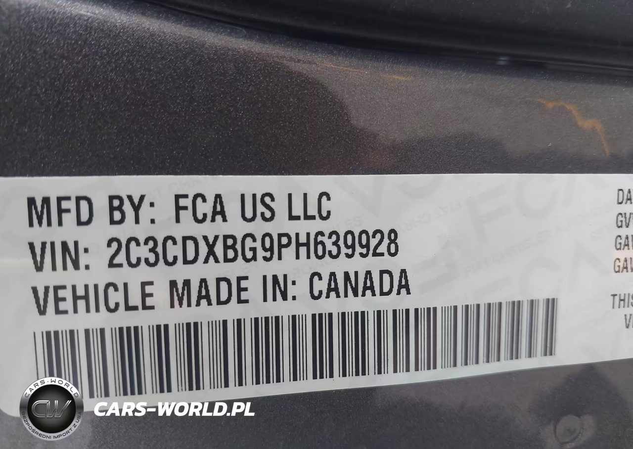2023 Dodge Charger Sxt VIN:2C3CDXBG9PH639928 - 9
