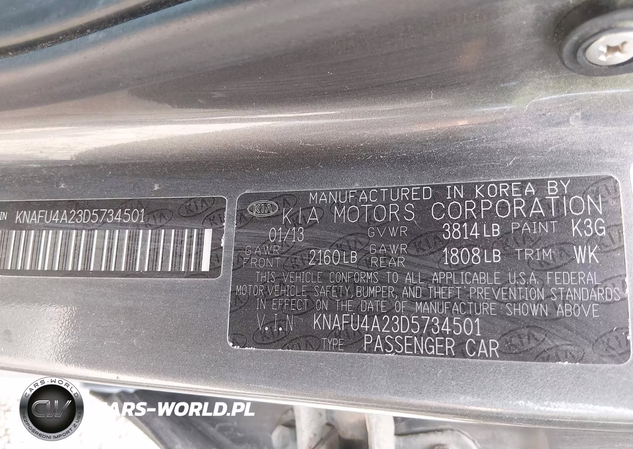 2013 Kia Forte Ex VIN:KNAFU4A23D5734501 - 9
