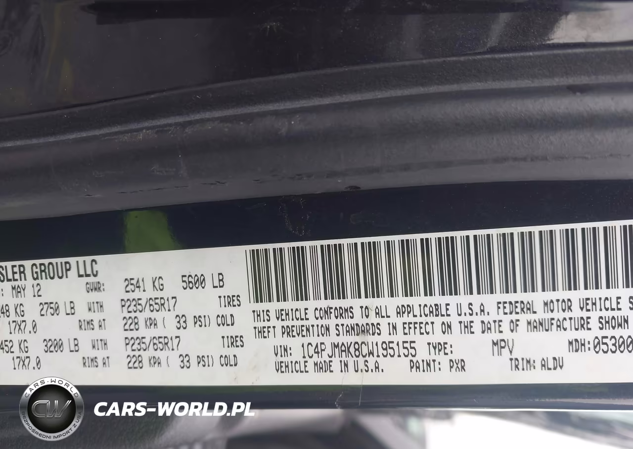 2012 Jeep Liberty Sport VIN:1C4PJMAK8CW195155 - 9
