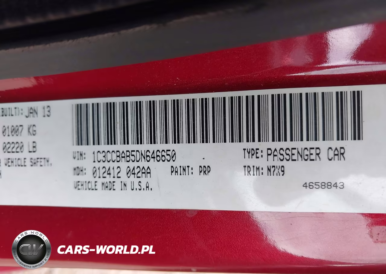2013 Chrysler 200 Lx VIN:1C3CCBAB5DN646650 - 9