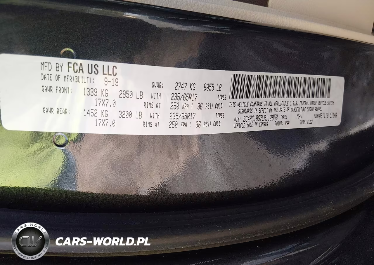 2020 Chrysler Pacifica Touring L VIN:2C4RC1BG7LR112853 - 9