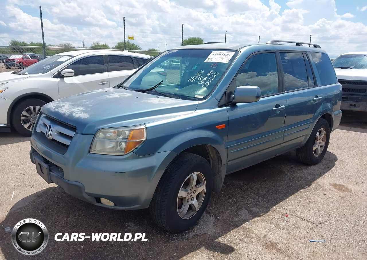 2007 Honda Pilot Ex-L VIN:5FNYF28577B000523 - 2