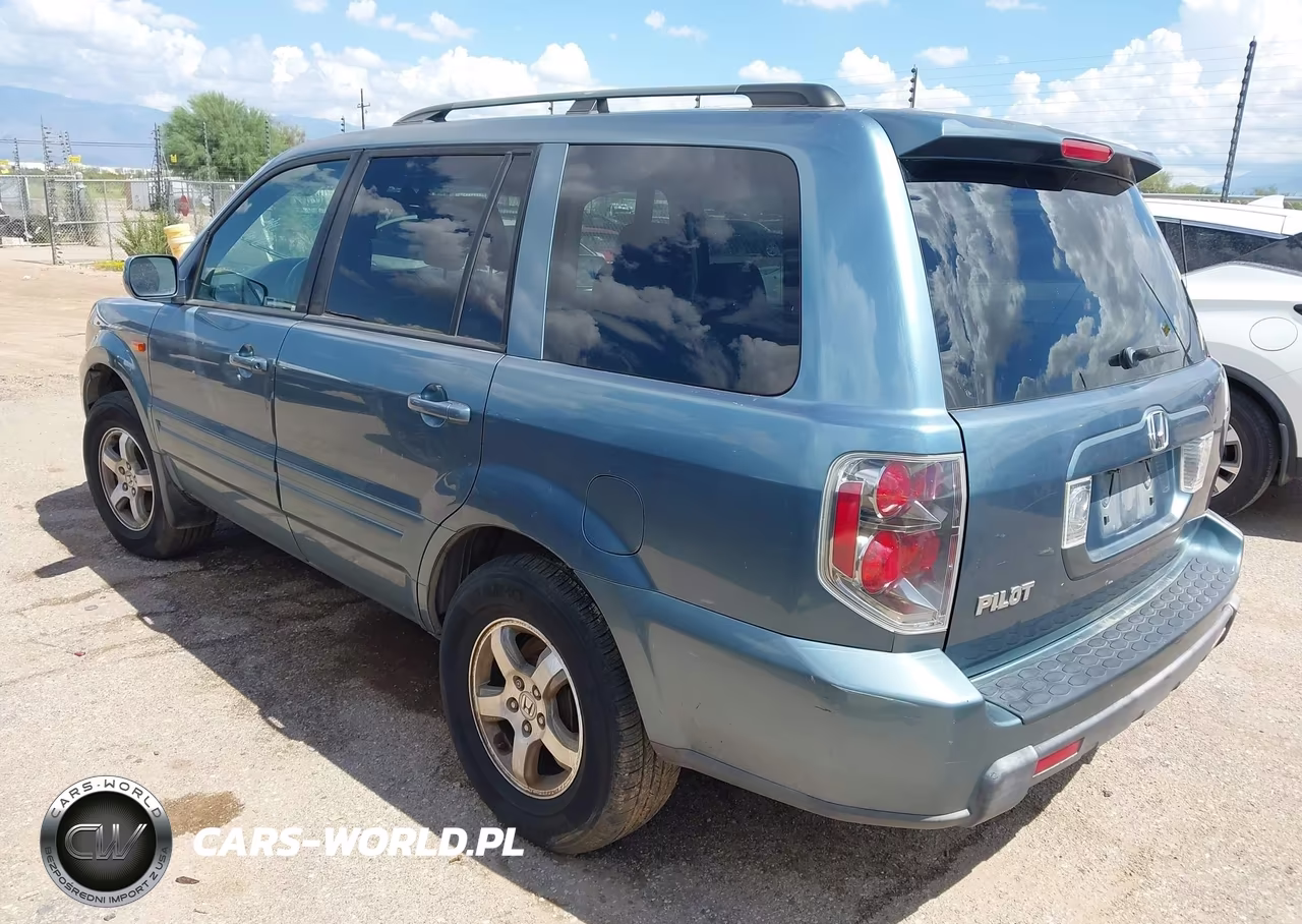 2007 Honda Pilot Ex-L VIN:5FNYF28577B000523 - 3