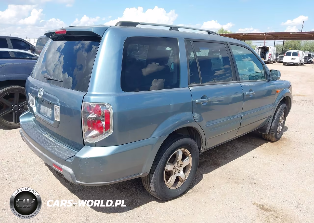 2007 Honda Pilot Ex-L VIN:5FNYF28577B000523 - 4