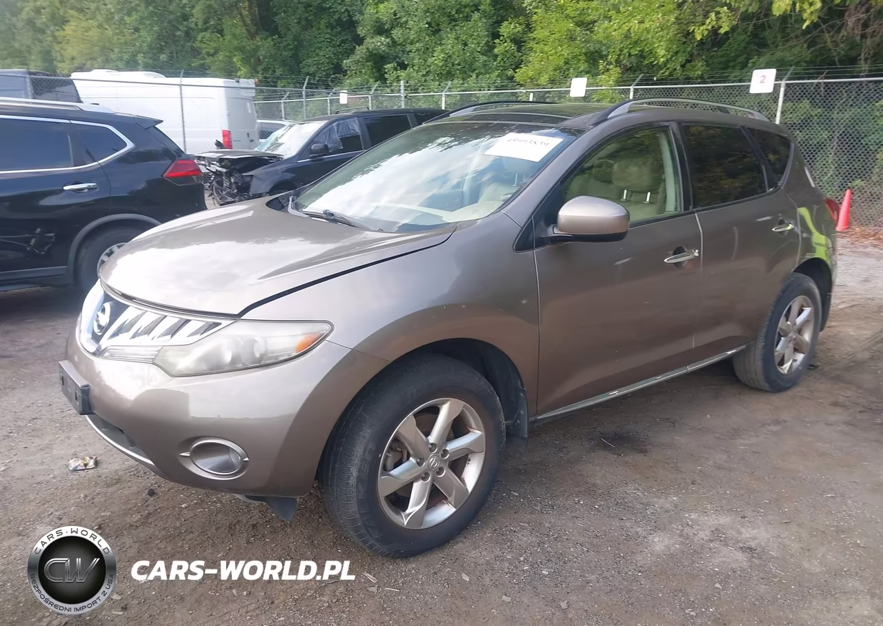2010 Nissan Murano Sl VIN:JN8AZ1MW0AW136890 - 2