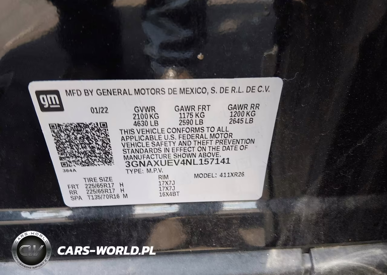 2022 Chevrolet Equinox Awd Lt VIN:3GNAXUEV4NL157141 - 9