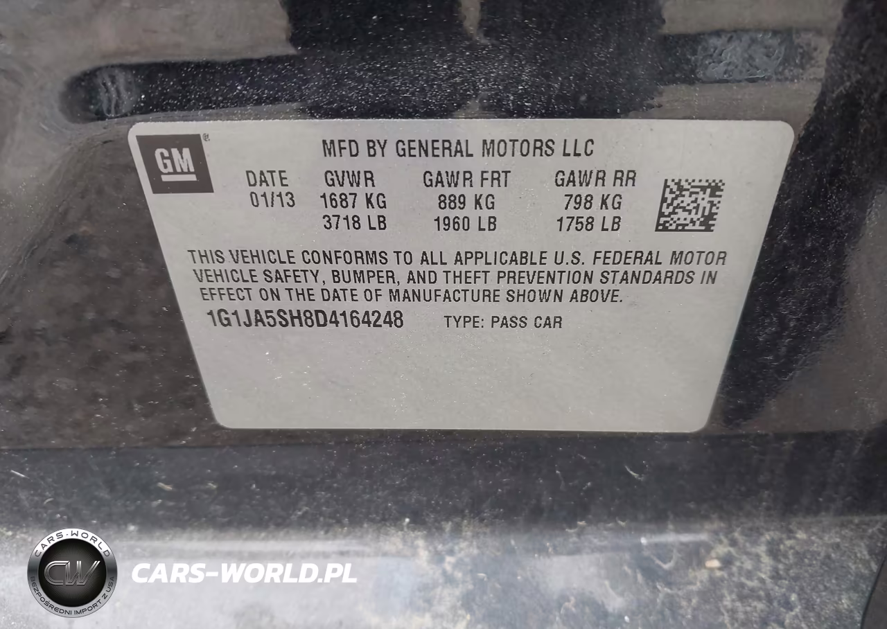 2013 Chevrolet Sonic Ls Auto VIN:1G1JA5SH8D4164248 - 9