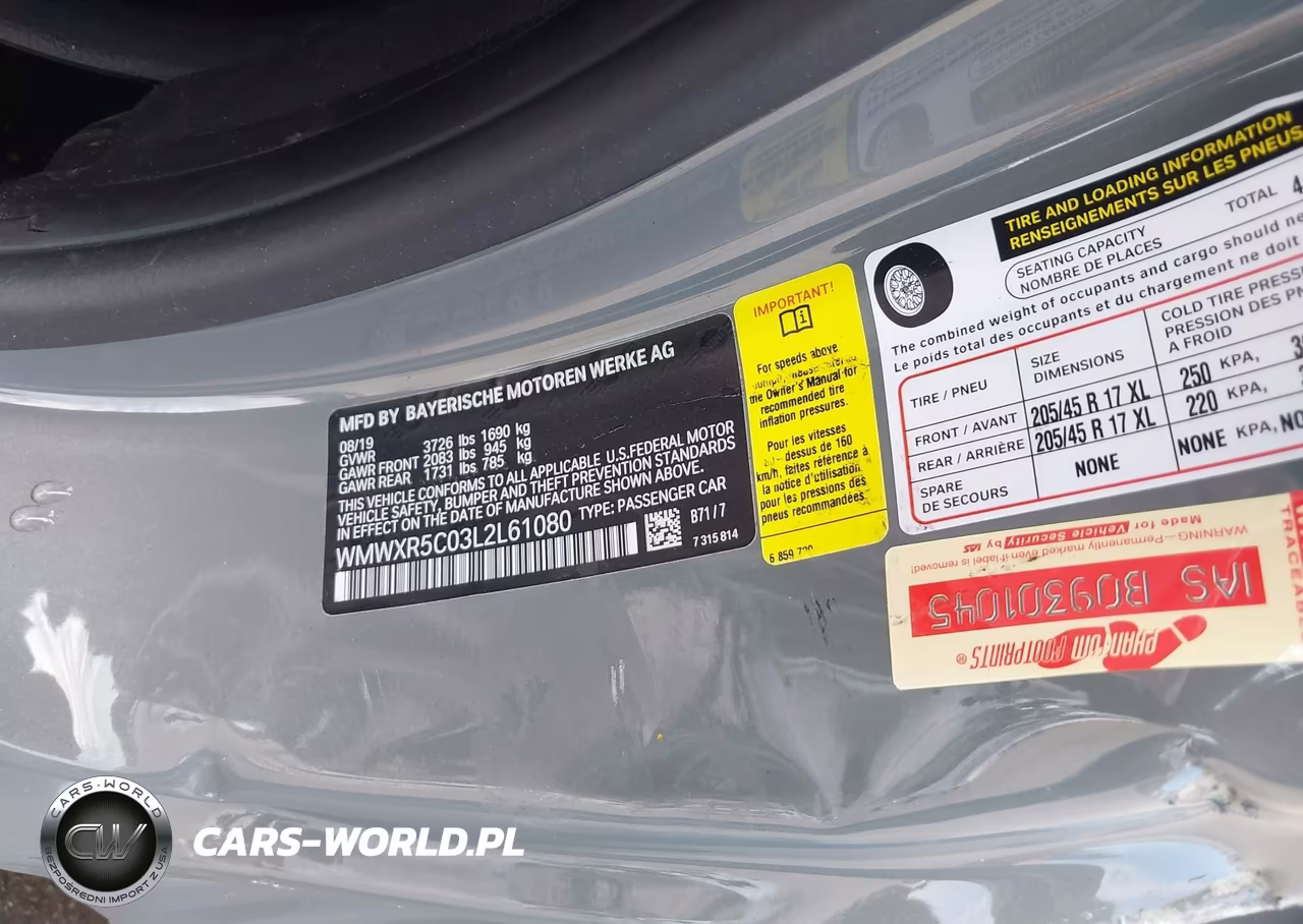 2020 Mini Hardtop Cooper S VIN:WMWXR5C03L2L61080 - 9