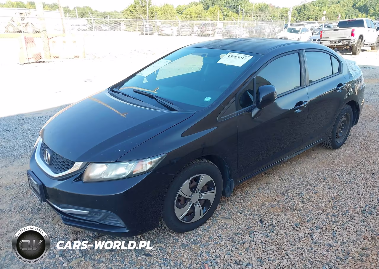 2013 Honda Civic Lx VIN:2HGFB2F5XDH572473 - 2