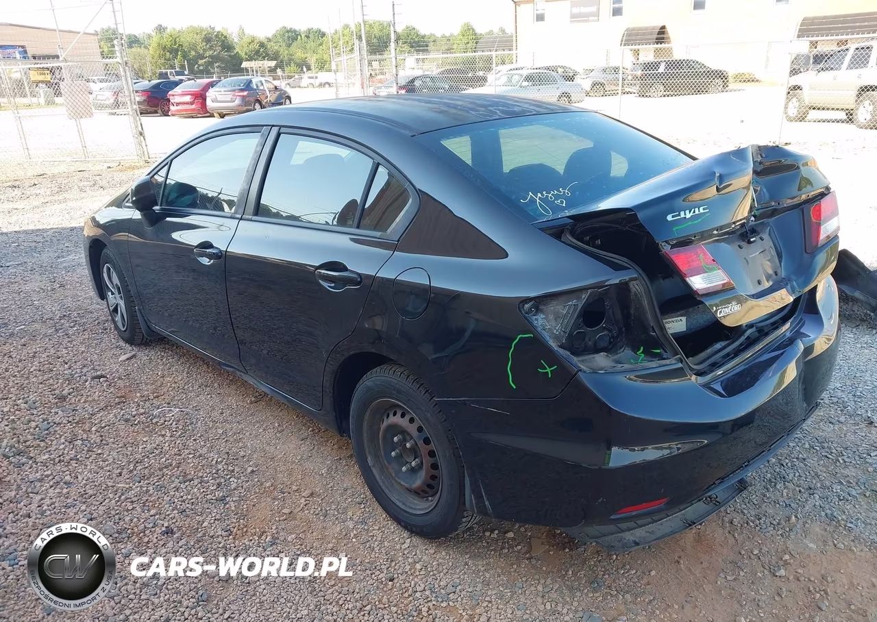2013 Honda Civic Lx VIN:2HGFB2F5XDH572473 - 3