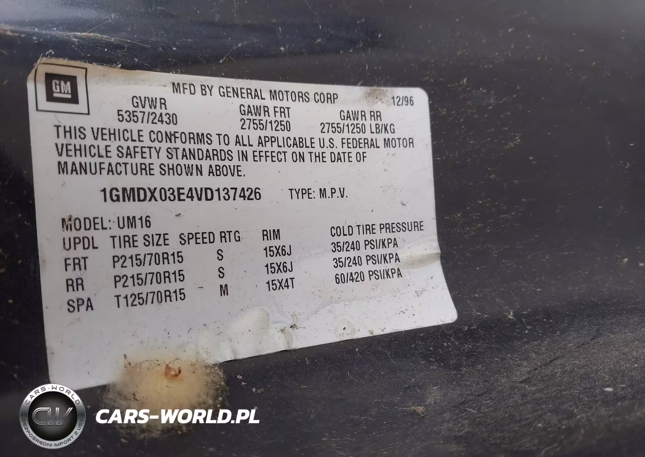 1997 Pontiac Trans Sport VIN:1GMDX03E4VD137426 - 9