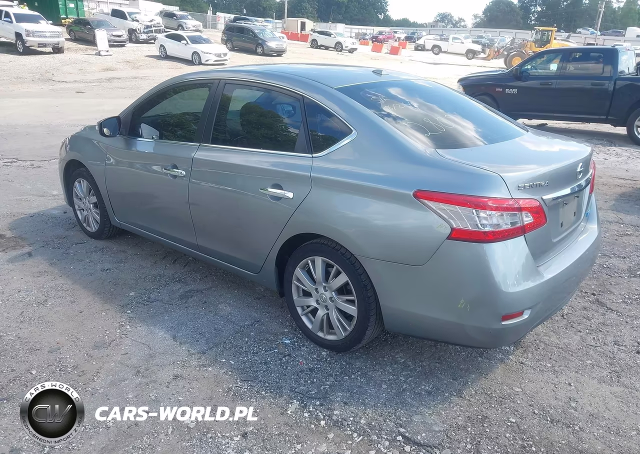 2013 Nissan Sentra Sl VIN:3N1AB7AP1DL711768 - 3