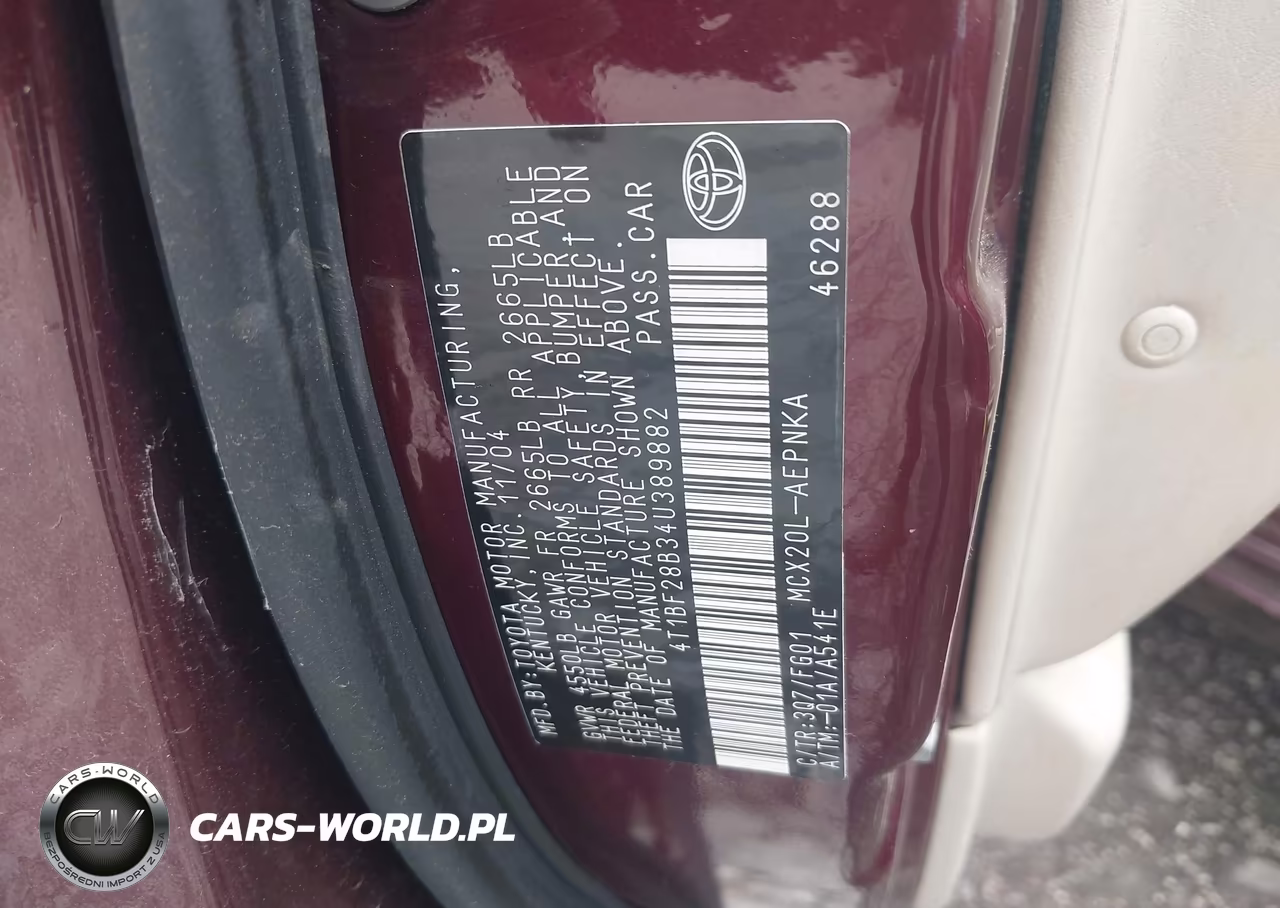 2004 Toyota Avalon Xl VIN:4T1BF28B34U389882 - 9