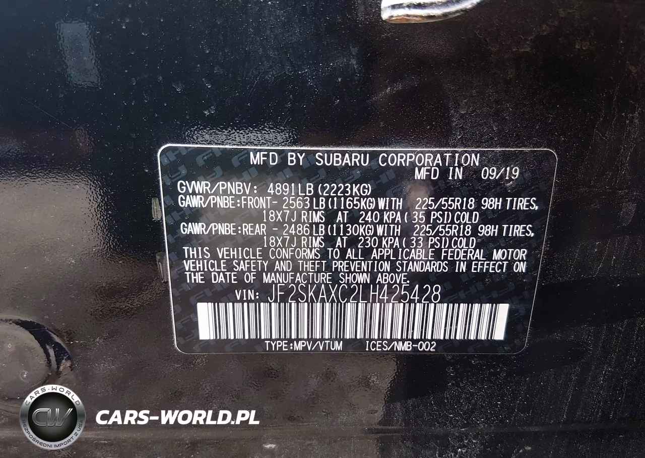2020 Subaru Forester Touring VIN:JF2SKAXC2LH425428 - 9