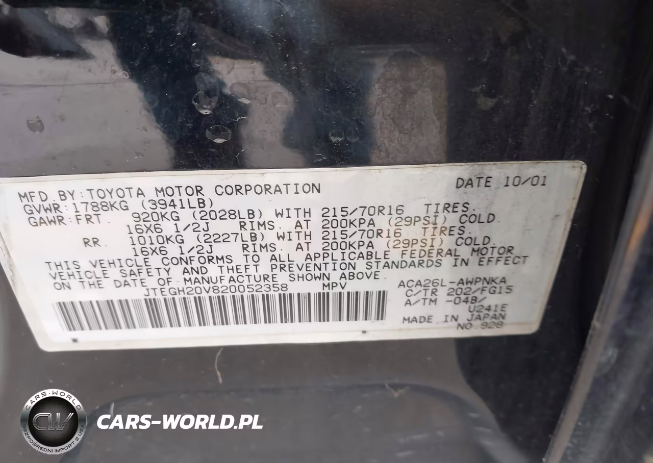 2002 Toyota Rav4 VIN:JTEGH20V820052358 - 9