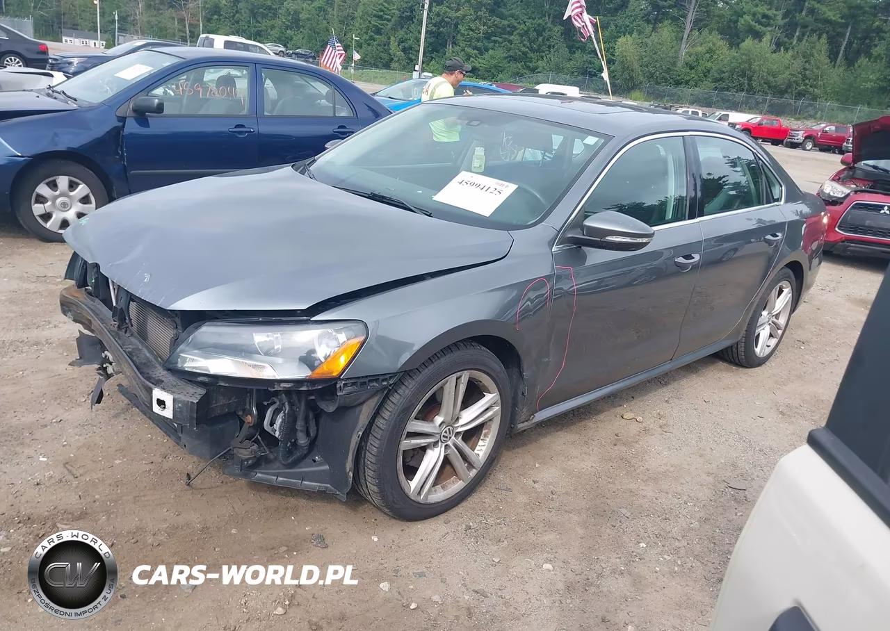 2014 Volkswagen Passat 1.8T Se VIN:1VWBT7A37EC071930 - 2