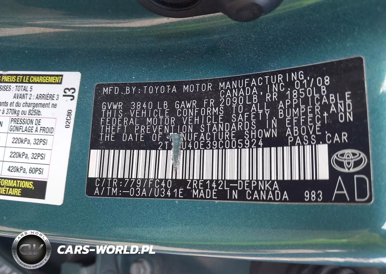 2009 Toyota Corolla Xle VIN:2T1BU40E39C005924 - 9