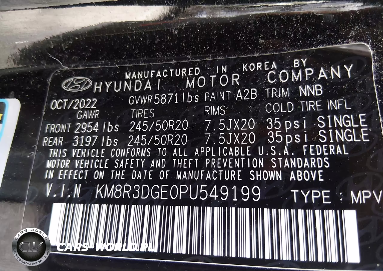 2023 Hyundai Palisade Xrt VIN:KM8R3DGE0PU549199 - 9